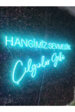 Hangimiz Sevmedik Çılgınlar gibi Müslüm Gürses Neon Led Tabela(80x35cm) - Görsel 3