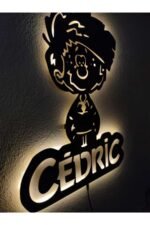 Cedric Dekoratif Led Işıklı Ahşap Tablo - Görsel 2
