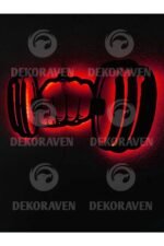 Dumbell Led Işıklı Tablo - Görsel 3
