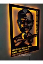 Neşet Ertaş Led Işıklı Tablo - Görsel 2