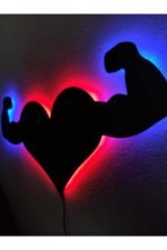 Fitness Love Işıklı Tablo - Görsel 3