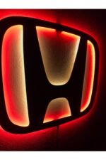 Honda Logo Işıklı Tablo - Görsel 2