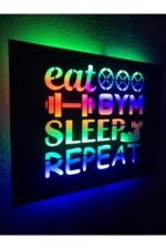 Fitness Gym Işıklı Tablo - Görsel 2