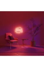 Pow Neon Tabela Neon Yazı Dekoratif Aydınlatma Ve Gece Lambası - Görsel 2
