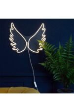 Melek Kanadı - Kelebek - Neon Led Dekoratif Duvar Yazısı Aydınlatması Gece Lambası - Görsel 2
