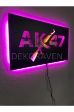 Ak47 Silah Led Işıklı Tablo - Görsel 2
