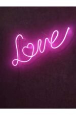 Love Aşk Sevgi Neon Led Sevgili Çift Nişan Neon Tabela Organizasyon Led Arka Plan - Görsel 2