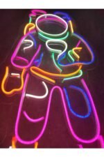 Astronot Neon Led Tabela Kafe Neon - Görsel 2
