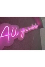 All You Need Is Love Neon Tabela Neon Yazı - Görsel 2
