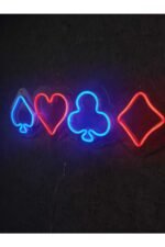 Iskambil-poker Neon Şekiller Neon Tabela Dekoratif Neon Aydınlatma - Görsel 2