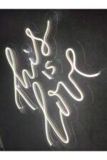 This Is Love Neon Tabela Neon Duvar Dekorasyonu Dekoratif Aydınlatma - Görsel 2