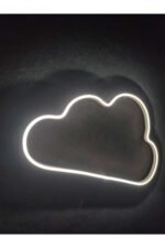 Bulut Neon Tabela Neon Led Dekoratif Duvar Aydınlatması Neon Duvar Dekorasyonu - Görsel 2