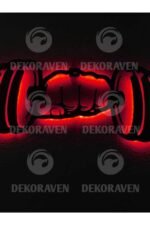 Dumbell Led Işıklı Tablo - Görsel 4