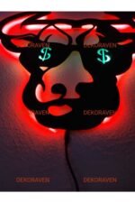 Bulls-boğa Led Işıklı Tablo-dekoratif Aydınlatma - Görsel 4