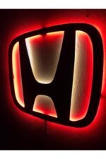 Honda Logo Işıklı Tablo - Görsel 3