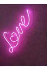 Love Aşk Sevgi Neon Led Sevgili Çift Nişan Neon Tabela Organizasyon Led Arka Plan - Görsel 3