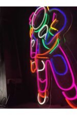 Astronot Neon Led Tabela Kafe Neon - Görsel 3