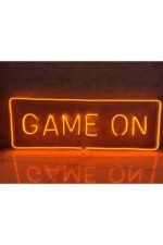 Game On Gamer Neon Led Tabela Neon Yazı Duvar Dekorasyon - Görsel 3