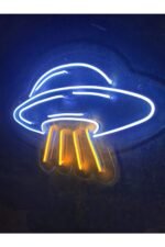 Ufo Neon Led Tabela Neon Yazı Neon Dekoratif Duvar Aydınlatması - Görsel 3