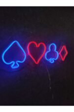Iskambil-poker Neon Şekiller Neon Tabela Dekoratif Neon Aydınlatma - Görsel 3