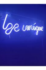 Be Unique Neon Şekiller Işaret Neon Led Dekoratif Duvar Aydınlatması Neon Duvar Yazısı - Görsel 3