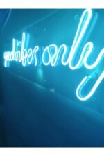 Good Vibes Only Neon Şekiller Işaret Neon Led Dekoratif Duvar Aydınlatması Neon Duvar Yazısı - Görsel 3