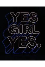 Yes Girl Yes Neon Led Aydınlatma Neon Led Tabela (50x50cm) - Görsel 3