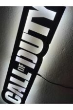 Call Of Duty Led Işıklı Ahşap Tablo - Görsel 4
