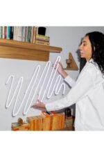 Zigzag Şekiller Neon Tabela Neon Yazı Dekoratif Aydınlatma Ve Gece Lambası - Görsel 4