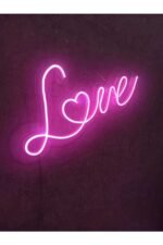 Love Aşk Sevgi Neon Led Sevgili Çift Nişan Neon Tabela Organizasyon Led Arka Plan - Görsel 4