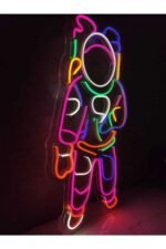 Astronot Neon Led Tabela Kafe Neon - Görsel 4