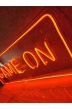 Game On Gamer Neon Led Tabela Neon Yazı Duvar Dekorasyon - Görsel 4