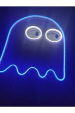 Pacman Hayalet Neon Tabela Neon Yazı Dekoratif Aydınlatma Ve Gece Lambası - Görsel 4