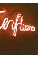 Influencer Dekoratif Led Duvar Aydınlatması Neon Led Yazı Tabela - Görsel 4