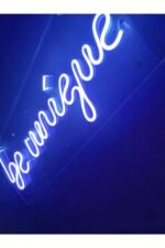 Be Unique Neon Şekiller Işaret Neon Led Dekoratif Duvar Aydınlatması Neon Duvar Yazısı - Görsel 4