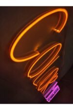 Color Me! Neon Led Tabela Dekoratif Aydınlatma Turuncu-pembe - Görsel 4