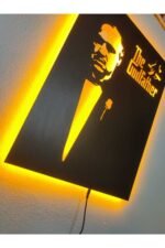 The Godfather Led Işıklı Ahşap Tablo - Görsel 5