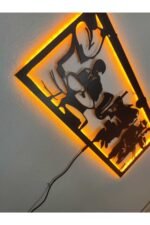 Müzisyenler Dekoratif Led Işıklı Ahşap Tablo - Görsel 5