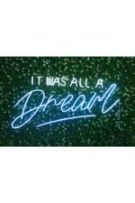 It Wall All A Dream Neon Tabela Neon Yazı Dekoratif Aydınlatma - Görsel 4