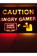 Angry Gamer Işıklı Tablo - Görsel 4