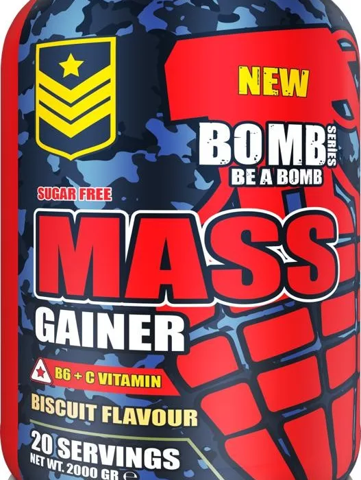 BOMB SERIES MASS GAİNER BISCUIT FLAVOUR 2000 GR