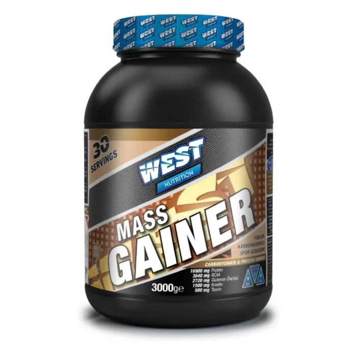 West nutrition Mass Gainer Karbonhidrat Tozu 3000 gr 30 Servis