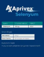 Aprivex Selenyum 30 Yumuşak Kapsül - Görsel 2
