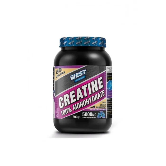 West nutrition Kreatin Monohidrat 300 gr 60 Servis Aromasız