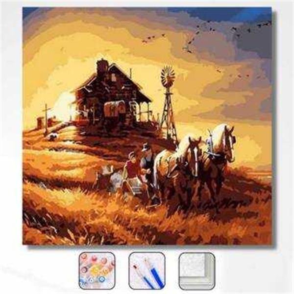 Sayılarla Boyama Seti Başak Tarlası