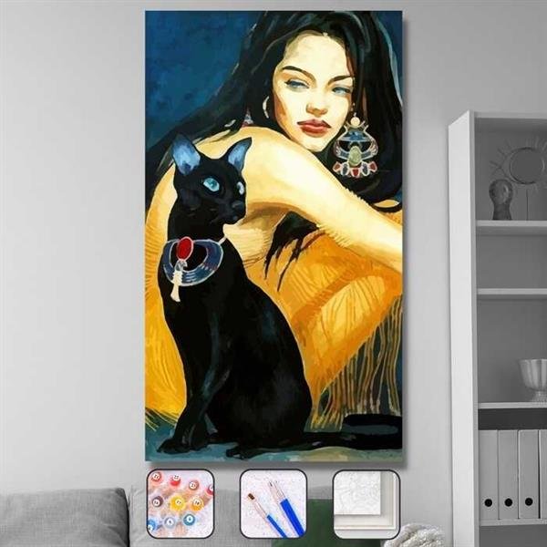 Sayılarla Boyama Seti Bastet Ve Mısır Prensesi