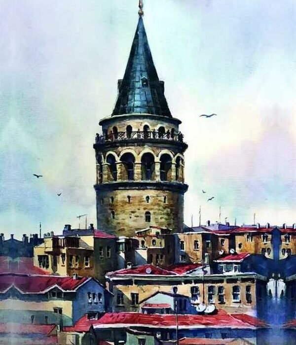 Sayılarla Boyama Seti Galata Kulesi 2