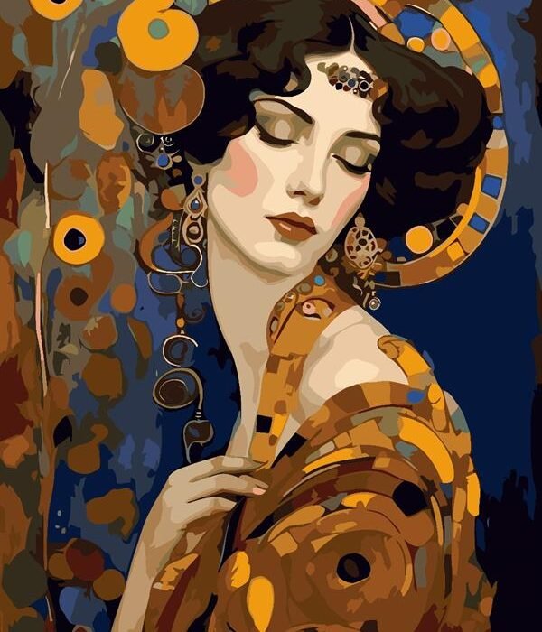 Sayılarla Boyama Seti Gustav Klimt Kadın