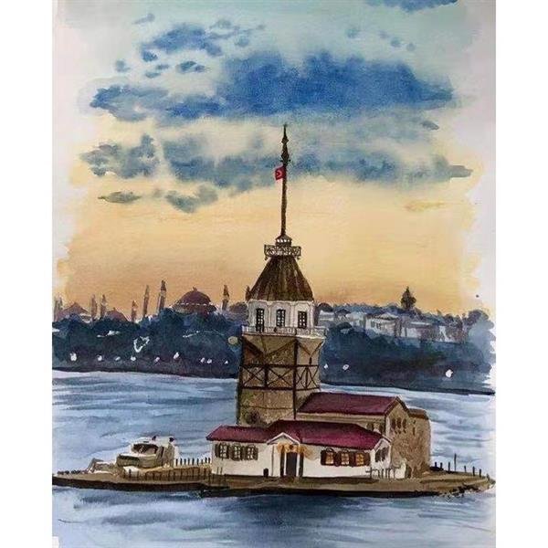 Sayılarla Boyama Seti Kız Kulesi 3