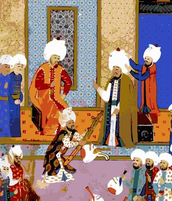 Sayılarla Boyama Seti Osmanlı Minyatürü